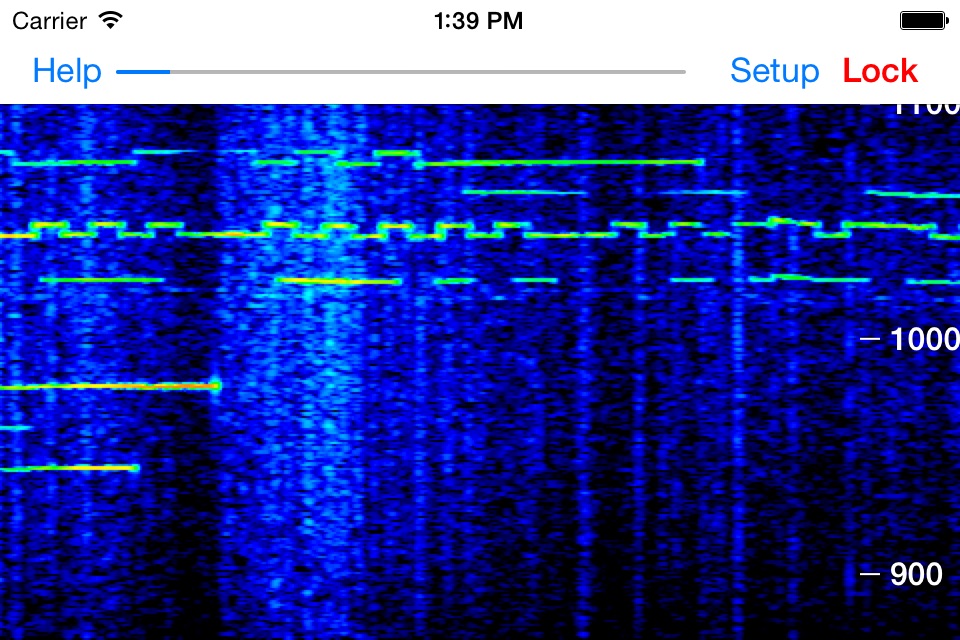 Godafoss Audio Spectrum Waterfall QRSS CW FSKCW screenshot 2