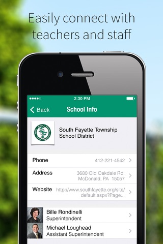 South Fayette School District screenshot 2