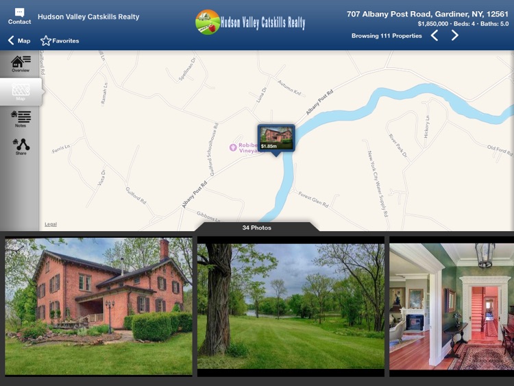 Hudson Valley Catskills Homes for iPad