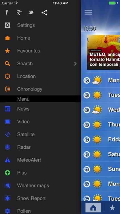 Meteo Plus - Weather powered by iLMeteo.it
