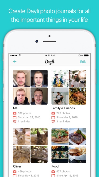 Dayli - Everyday photo journal & timelapse creator