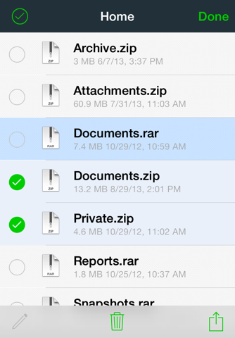File Extractor for ZIP, RAR, 7ZIP and TAR archives screenshot 2