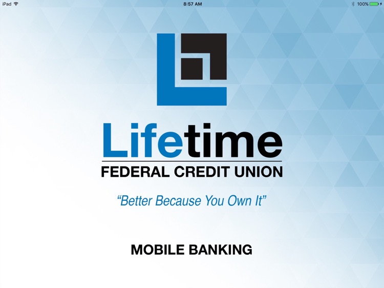 Lifetime Federal Credit Union for iPad