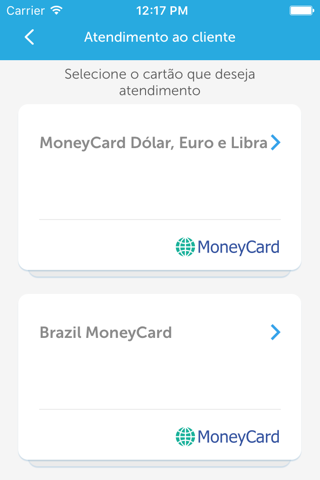MoneyCard - náhled