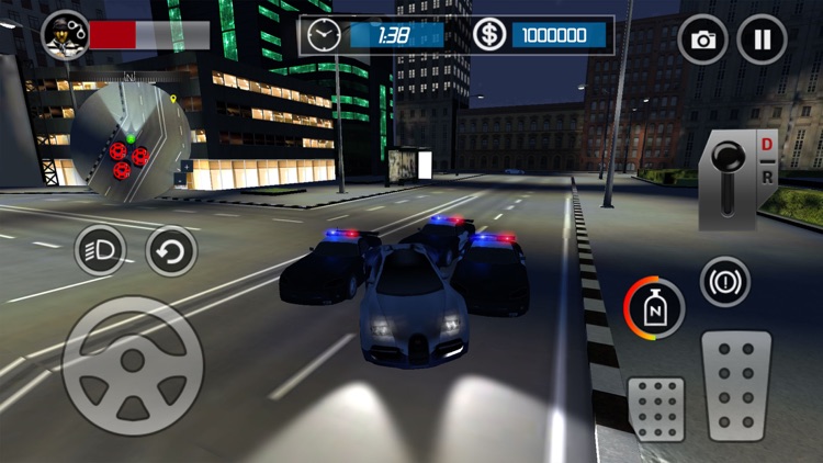 Police Car Escape 3D: Night Mode Racing Chase Game