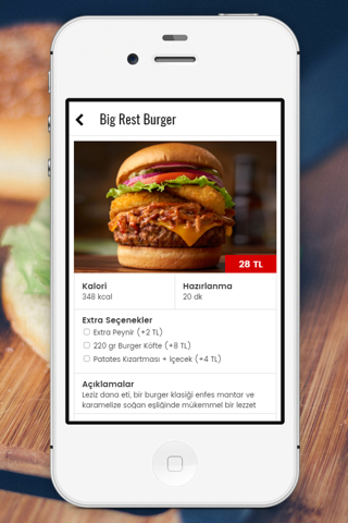 RestApp Burger - Örnek Restoran Uygulaması screenshot 3