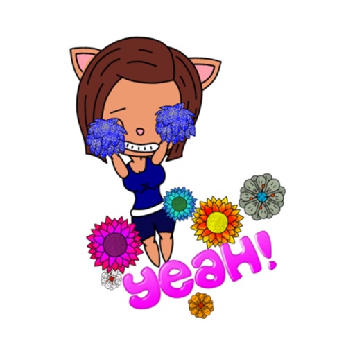 Cute Kelly - Animated stickers stickers by Poedil