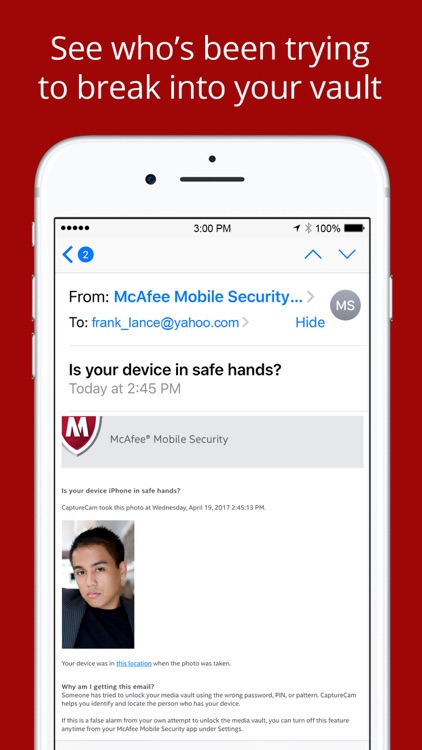 McAfee Mobile Security - Vault and Contacts Backup screenshot-3