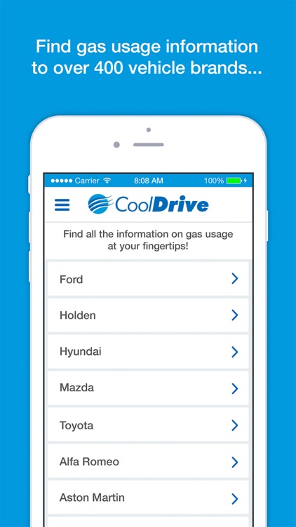 Gas Chart App - CoolDrive