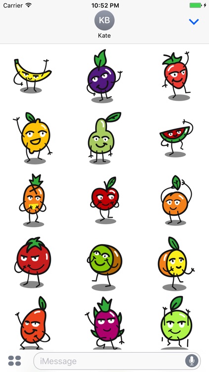 Funny Fruit Emojis