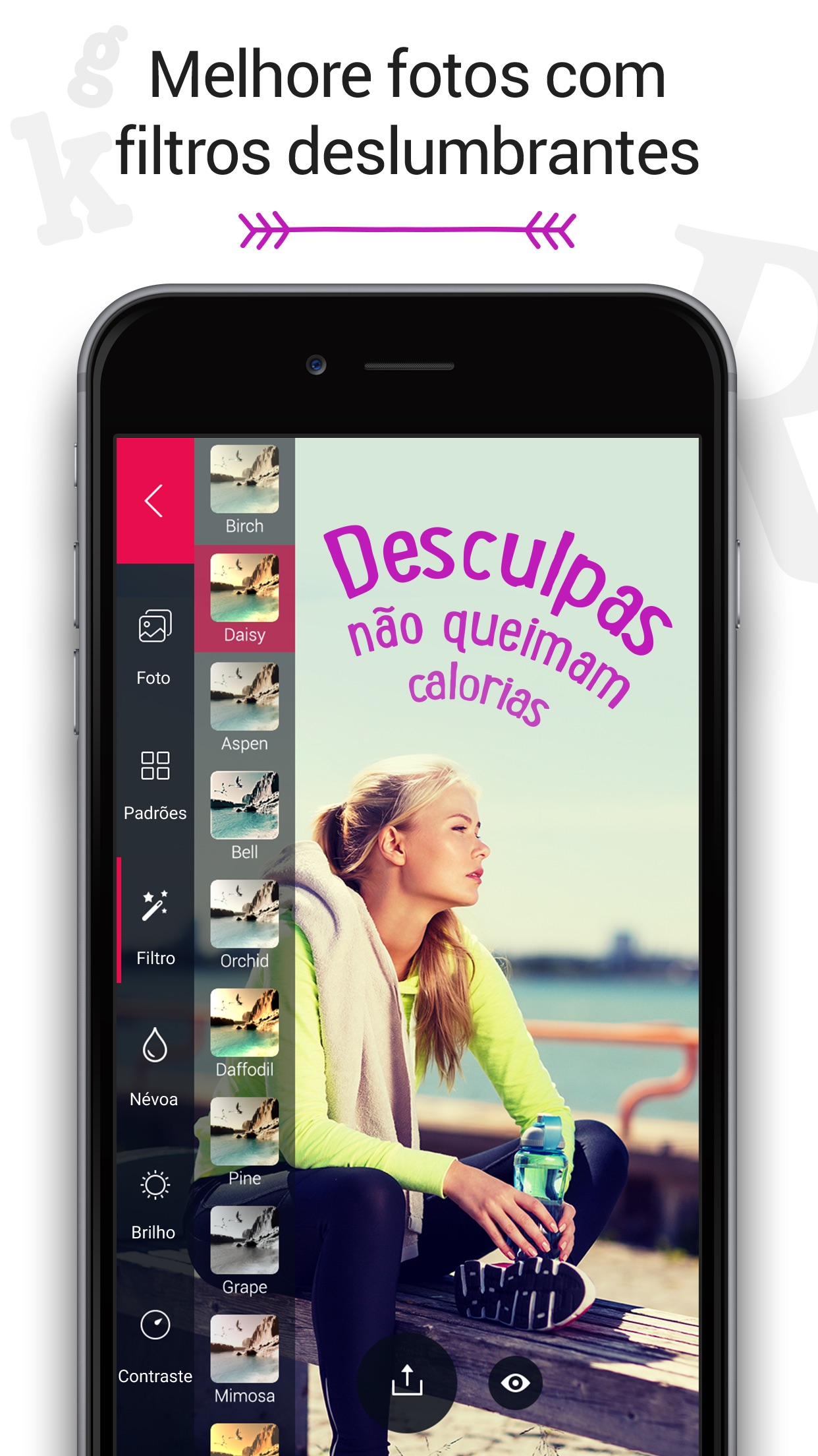 Screenshot do app Fontmania - Escreva em Fotos