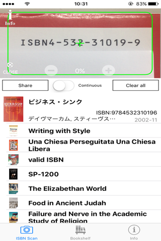 ISBN Scan - OCR/BarcodeScanner screenshot 2