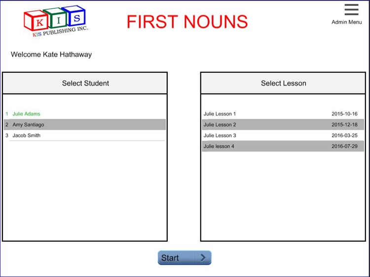 First Nouns