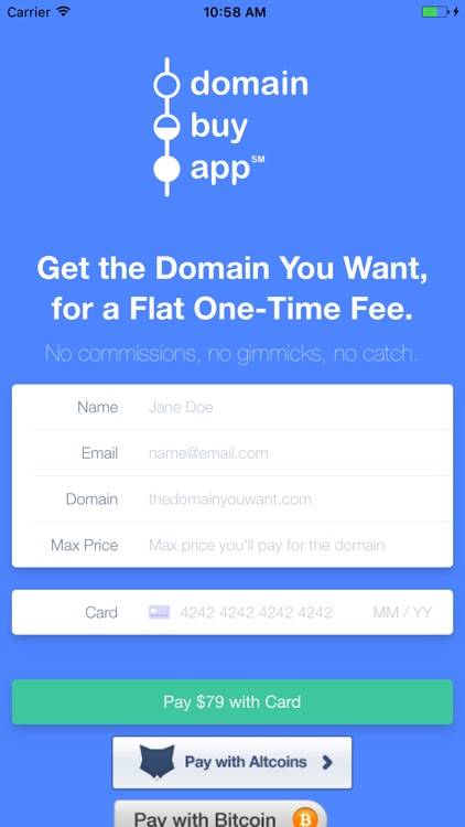 Domain Buy App