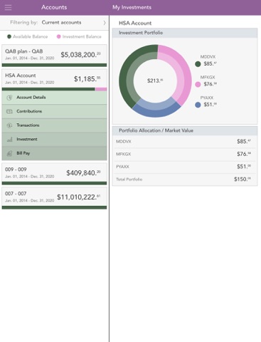 Wealthcare Mobile from QB screenshot 2