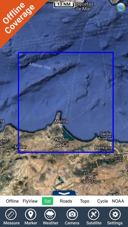 Marine : Melilla - GPS Map Navigator screenshot-4