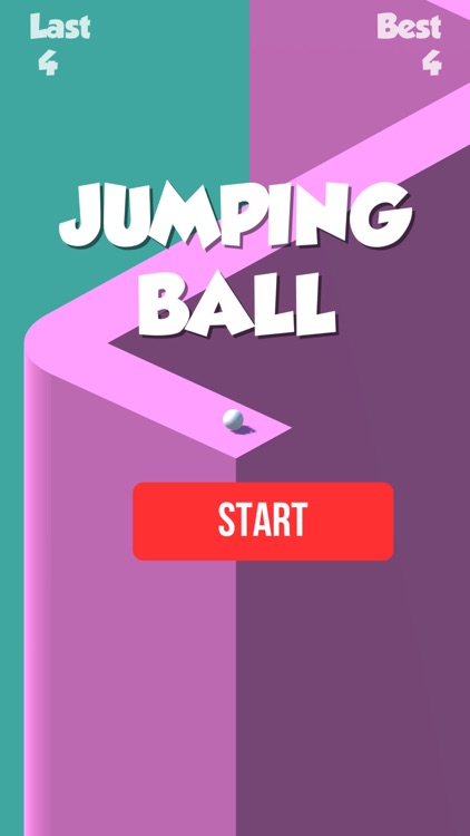 Jumping Ball - Do not hit the wall