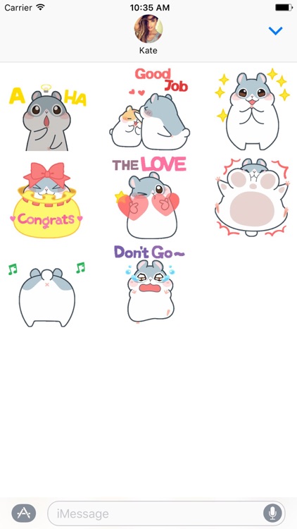 Lovely Hamster Friends - Animated GIF Stickers screenshot-4