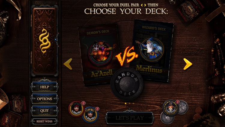 Demons vs. Wizards - Magic Card & Dice Game