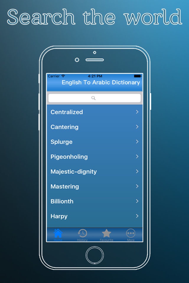 English Arabic Vocabulary screenshot 2