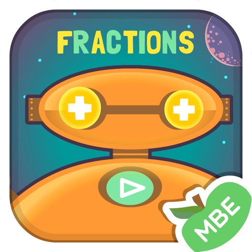 Robo Math Fractions Lite iOS App
