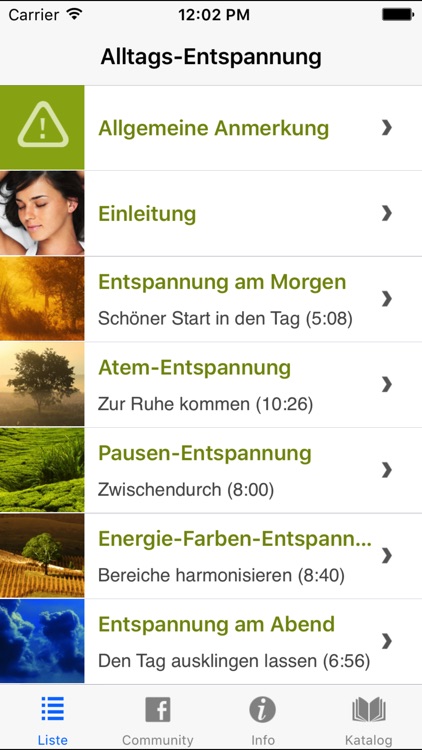 Alltags- Entspannung  (Relax, Autogenes Training)