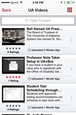 University of Alabama screenshot 3