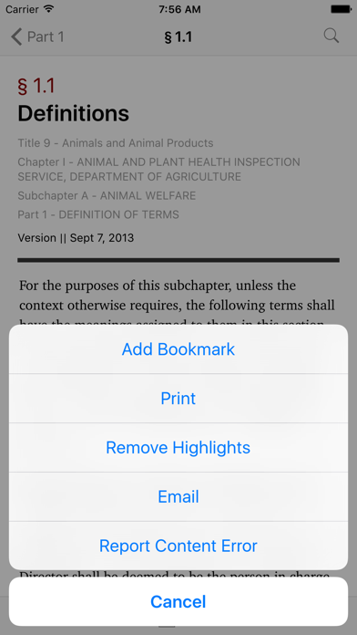 How to cancel & delete 9 CFR - Animals and Animal Products (LawStack Ser) from iphone & ipad 3