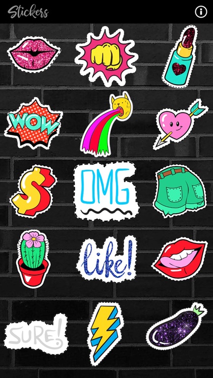 Glitter Stickers for iMessage - Animated Emoji