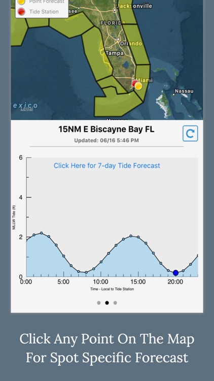 Boating Weather and Tides - NOAA 5-day WX Forecast
