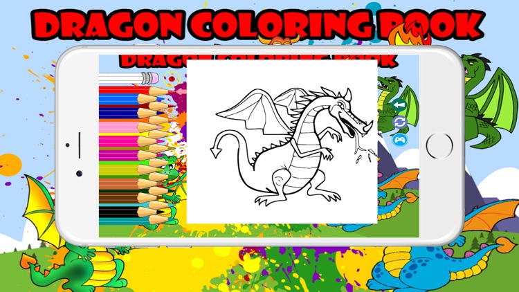 Dragon Coloring Book For Kids Tolders