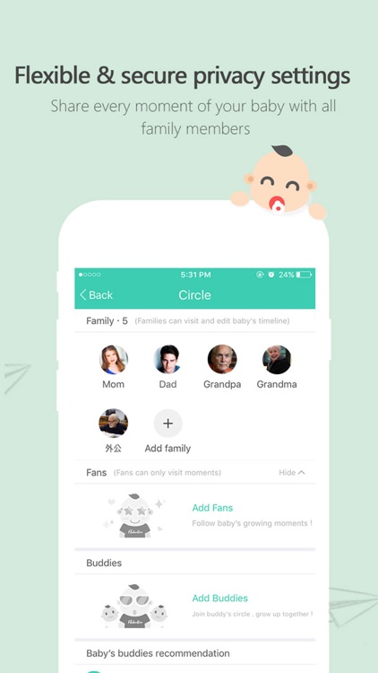 Peekaboo Babybook - Growth & Development Tracker