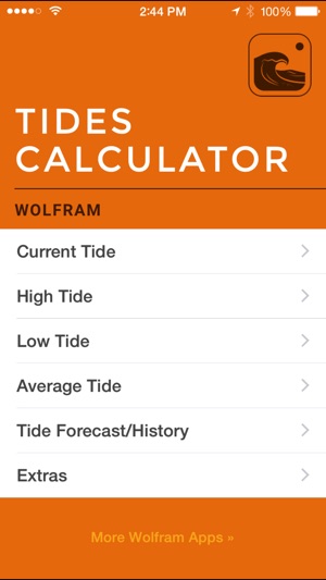 Wolfram Tides Calculator