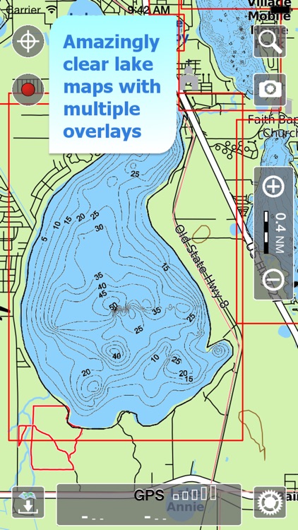 Aqua Map Florida FL Lakes HD - GPS Nautical Charts