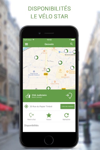 Geovelo Rennes screenshot 3