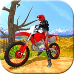 速い砂漠のバイクのライバル：Crazy Uphill Driver