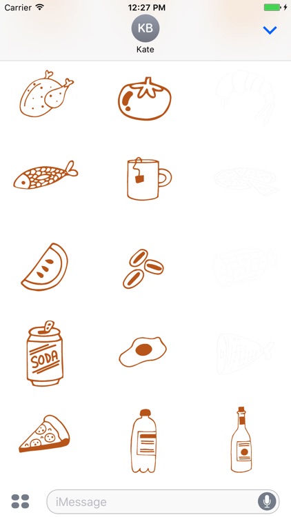 Animated Cute Food Stickers screenshot-3