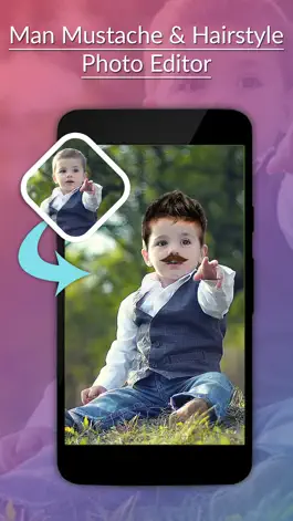 Game screenshot Man Mustache & Hairstyle Photo Editor mod apk