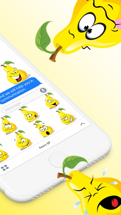 Pears SP emoji stickers