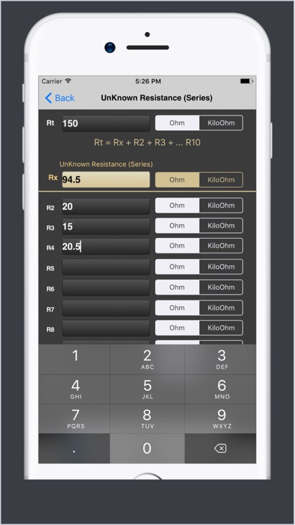 Electrical Calculator