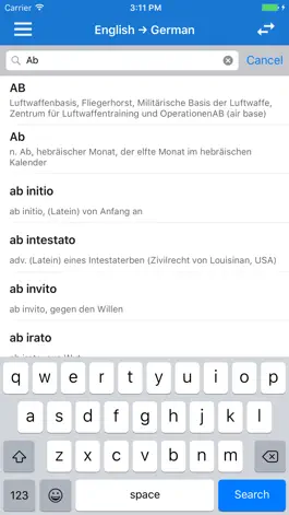 Game screenshot English German Dictionary Offline & Pronunciation apk