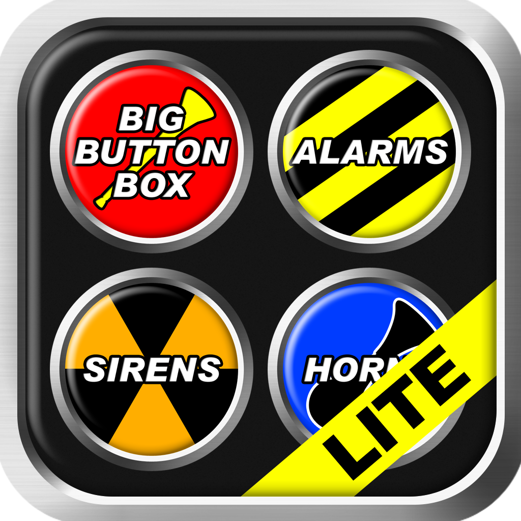 Get Big Button Box: Alarms, Sirens & Horns Lite for iOS, iPhone, iPad Aso Report