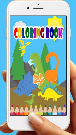 Coloring Book Dinosaurs  Games For Kids