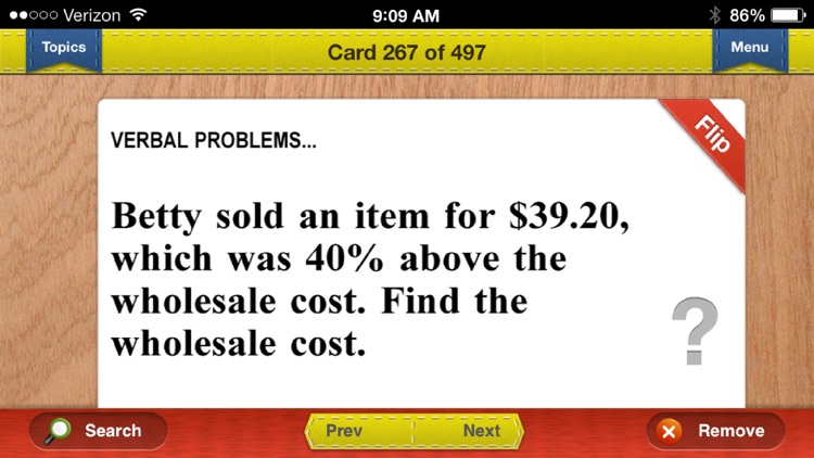 Wonderlic Math Prep Flashcards Exambusters screenshot-3