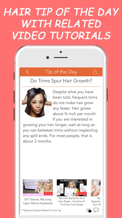 Hair Alone Hairstyling Advice screenshot-4