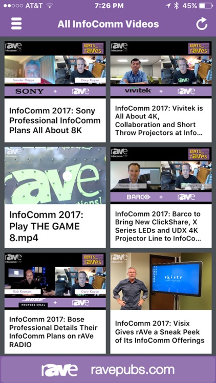 rAVe NEWS for the iPhone and iPad