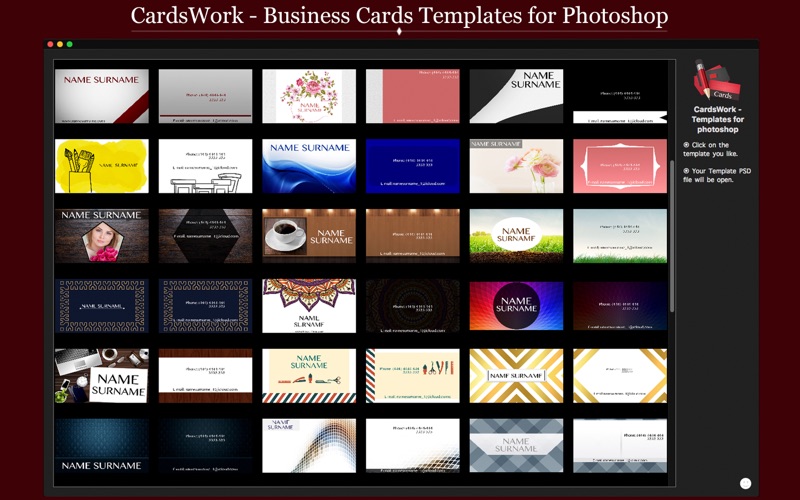 CardsWork - Business Cards Templates for Photoshop thumbnail 2