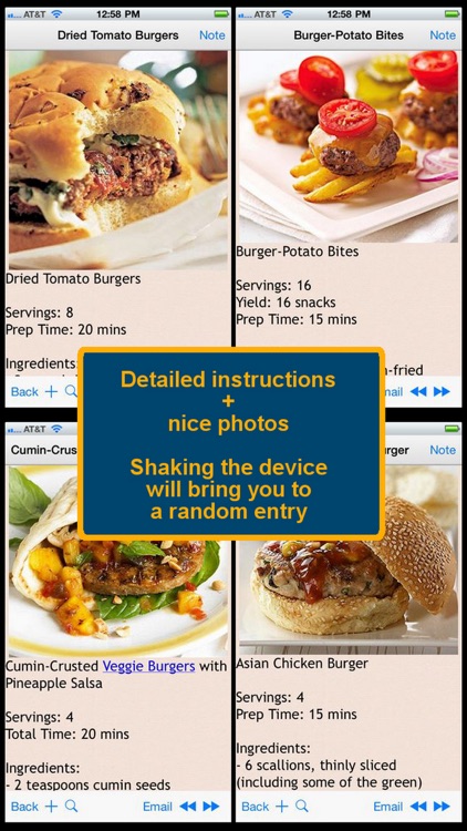 All Burger Recipes