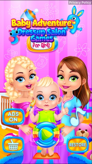 Baby Adventure - Dressup Salon Games for