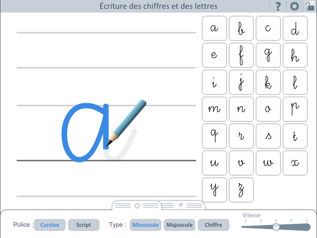 Outils pour l'école : Écriture chiffres et lettres(圖3)-速報App